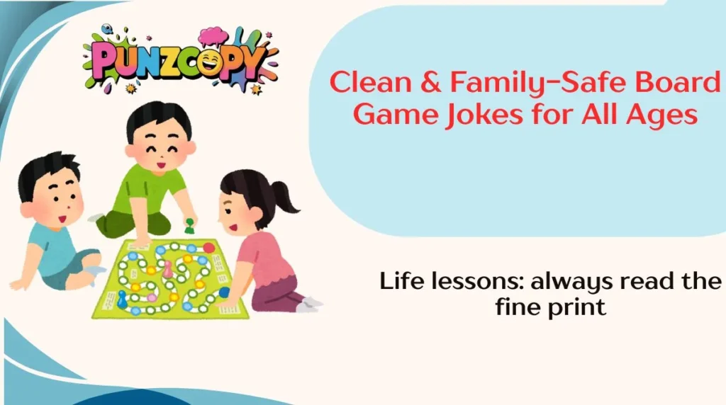 Clean & Family-Safe Board Game Jokes for All Ages