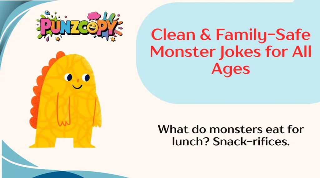 Clean & Family-Safe Monster Jokes for All Ages