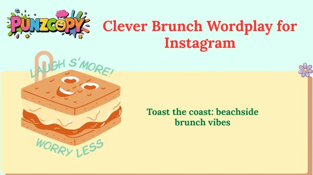 Clever Brunch Wordplay for Instagram