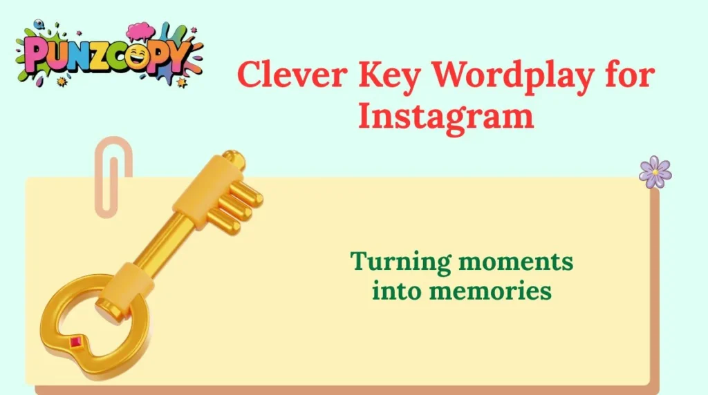Clever Key Wordplay for Instagram
