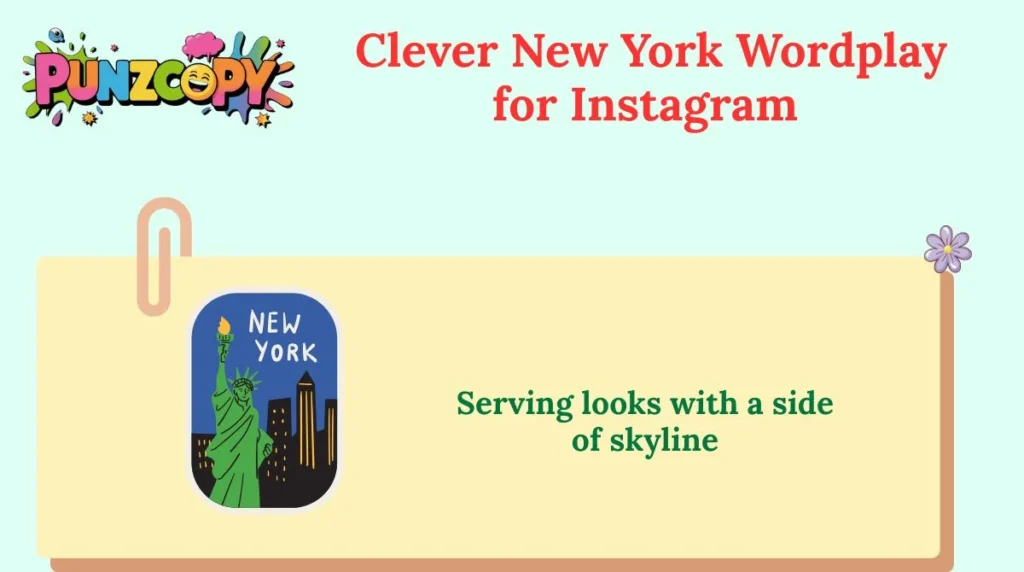 Clever New York Wordplay for Instagram