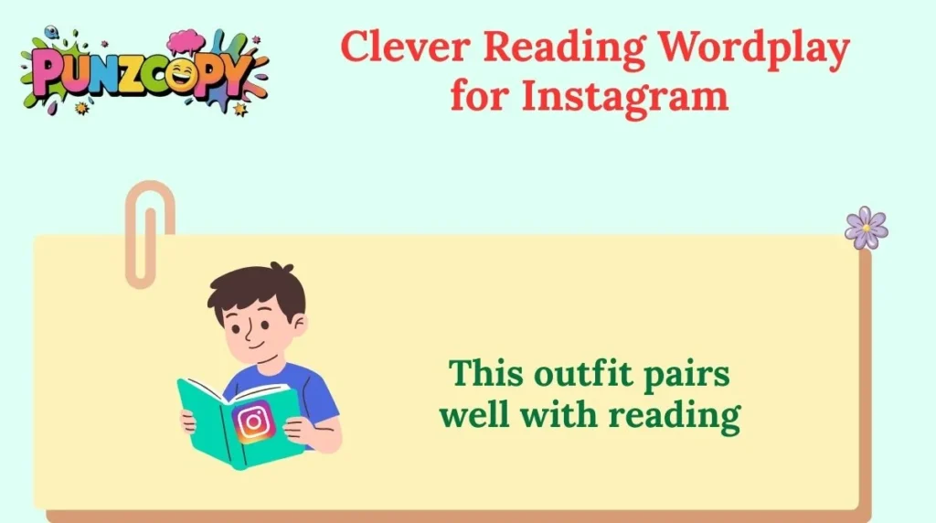 Clever Reading Wordplay for Instagram
