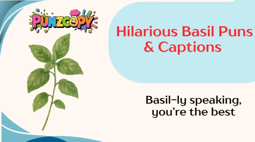 Hilarious Basil Puns & Captions