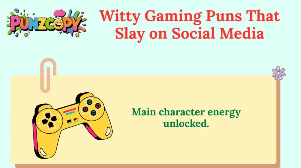 Witty Gaming Puns That Slay on Social Media