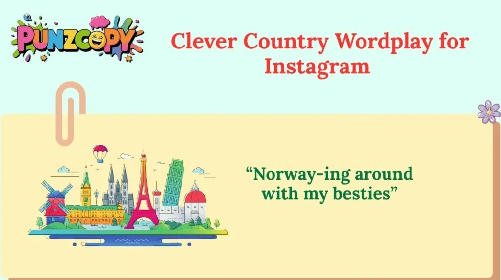 Clever Country Wordplay for Instagram