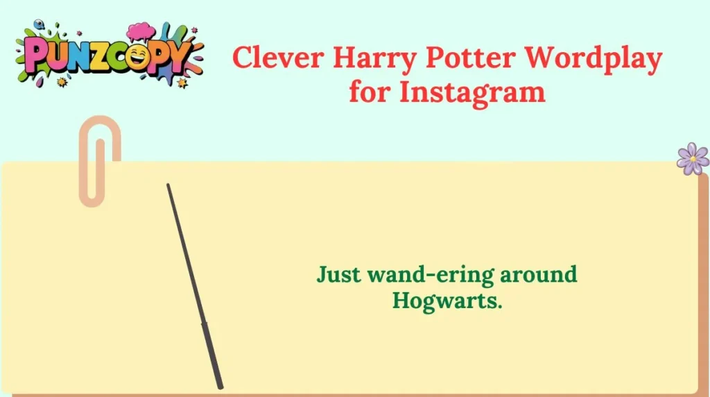 Clever Harry Potter Wordplay for Instagram