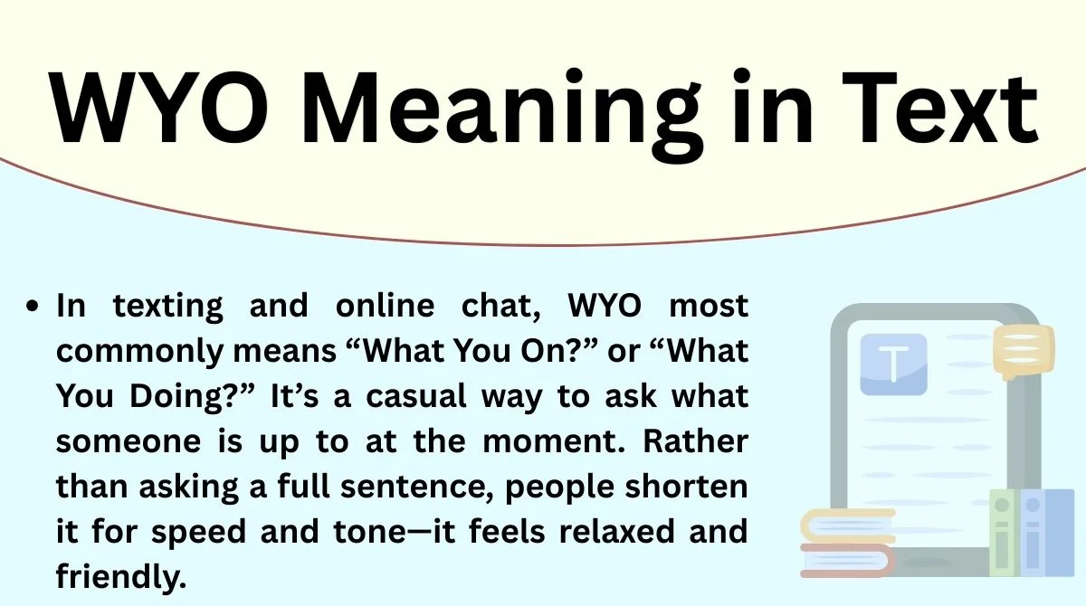 WYO Meaning in Text