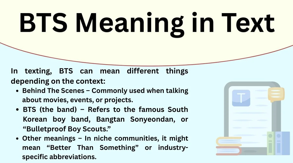 BTS Meaning in Text: