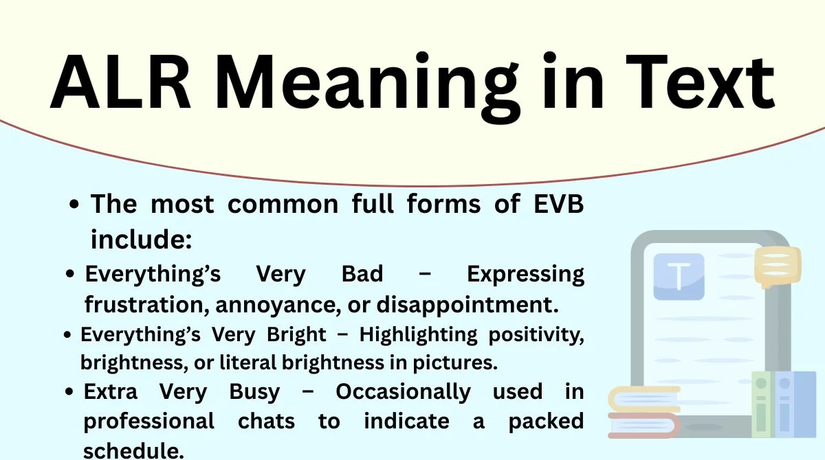 EVB Meaning in Text