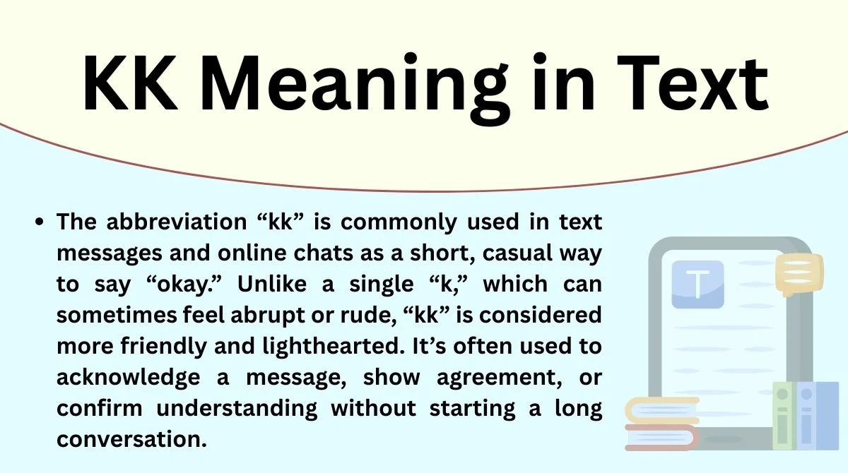 KK Meaning in Text