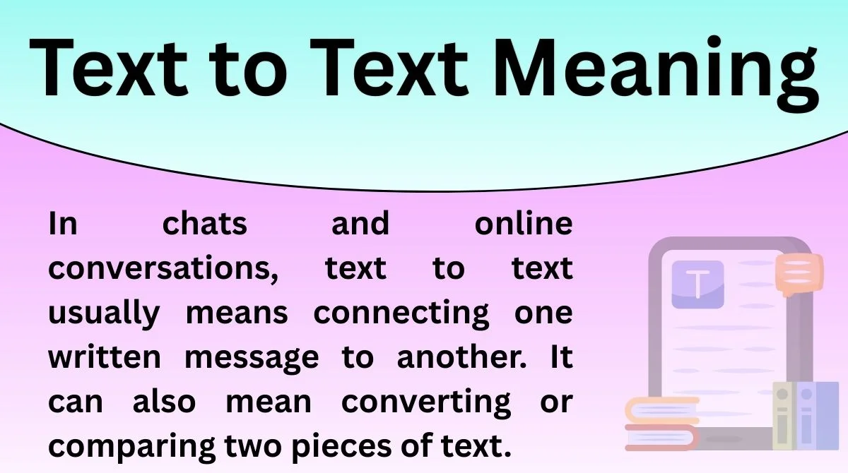 Text to Text Meaning